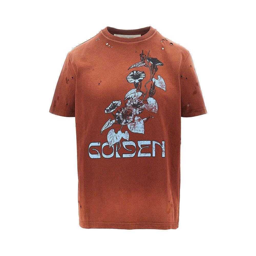 Golden Goose Vintage-Effect Printed T-Shirt